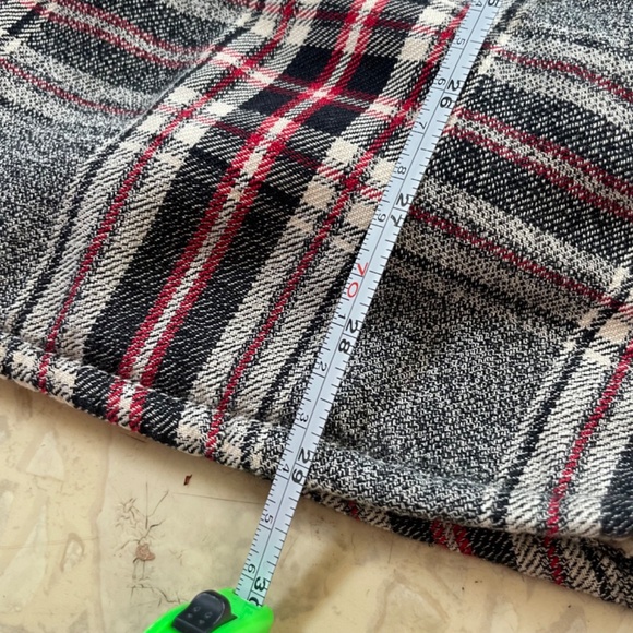 Sonoma Mens Snap Front Plaid Faux Sherpa Lined Jacket - Picture 6 of 7